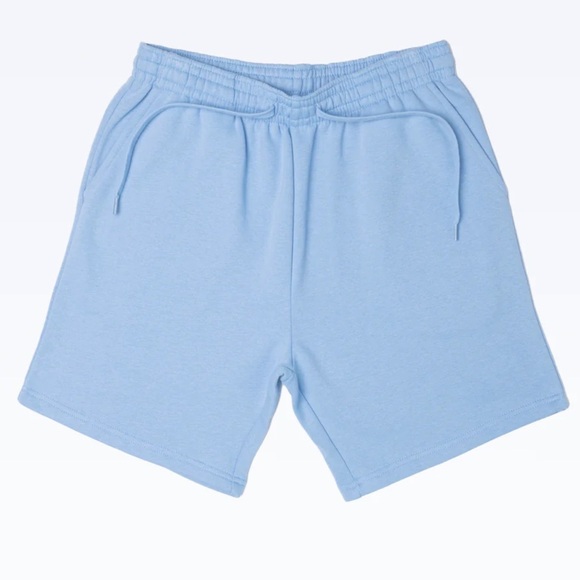 COCOBURRY Men’s Drawstring Jogging Casual Shorts Sky Blue BRAND NEW Size Medium - Picture 1 of 8